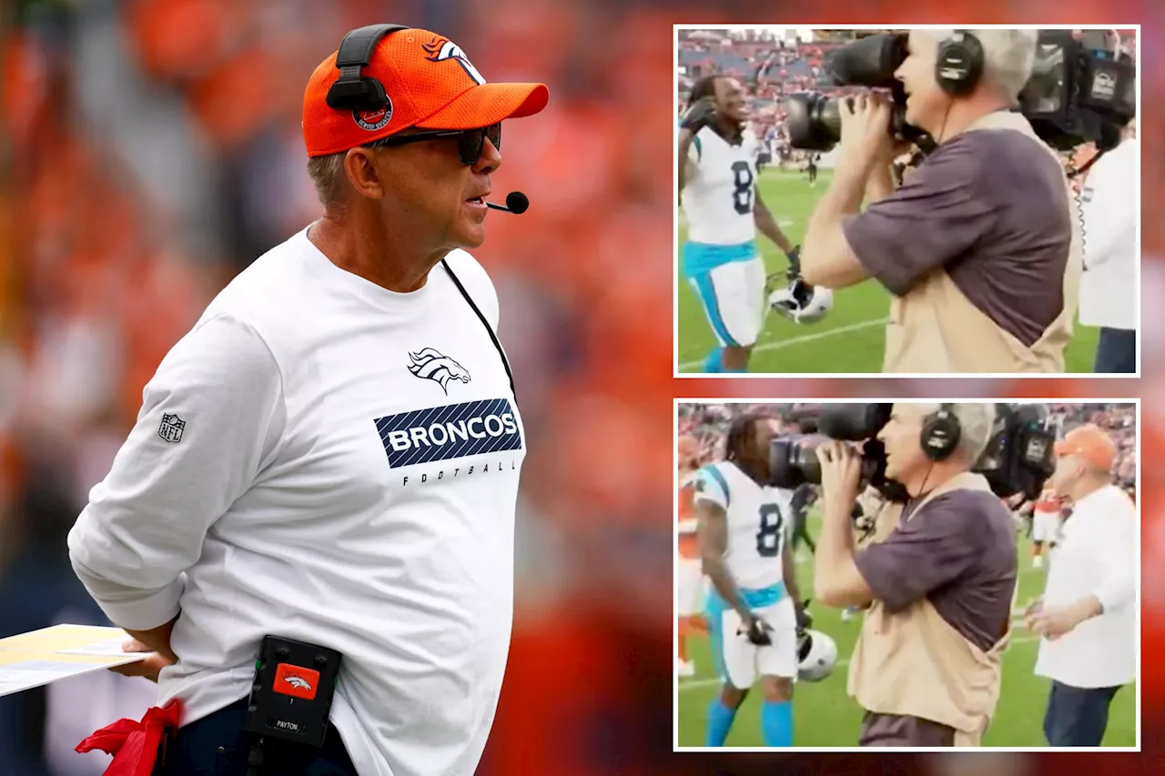 Sean Payton confronted by Panthers' Jaycee Horn in tense moment after Broncos' blowout win