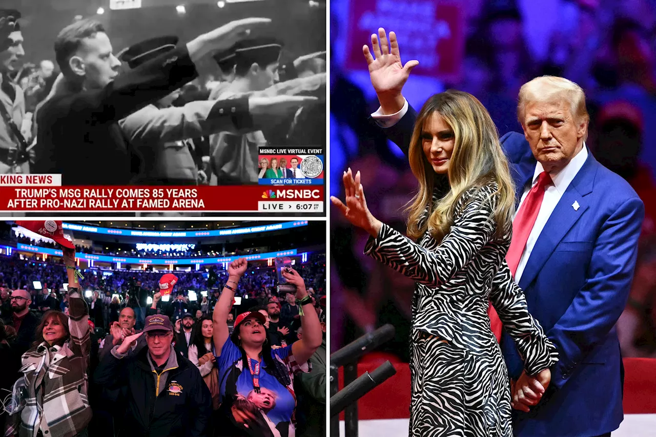 'Shameful' MSNBC blasted for splicing Nazi rally clips into coverage of Trump's Madison Square Garden rally: 'Incitement'