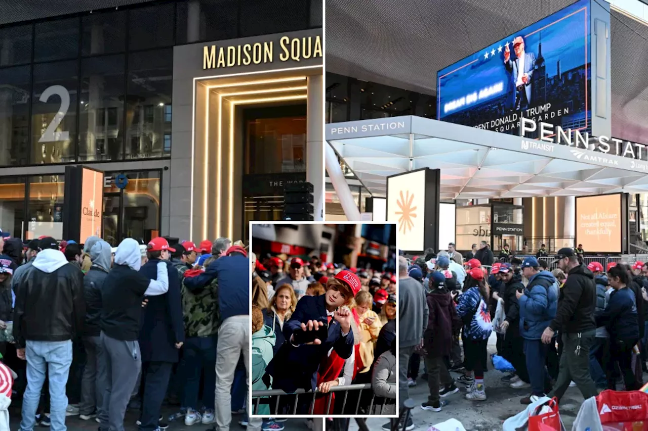 Trump drew 20,000 to MSG — and tens of thousands rallied outside: 'They could have sold the Garden twice'