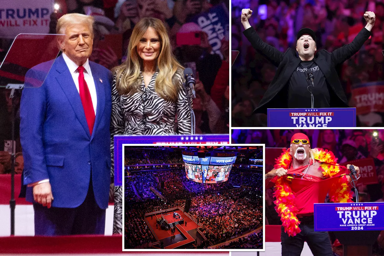 What you missed at Trump’s NYC MSG rally: Hulk Hogan, Elon Musk, Tucker Carlson and more