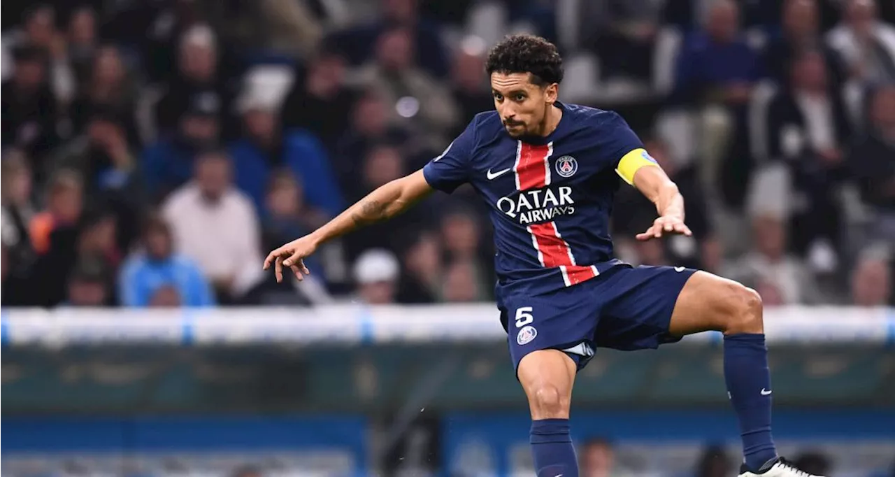 – PSG : la marque sur le torse de Marquinhos qui a entraîné le rouge de Harit