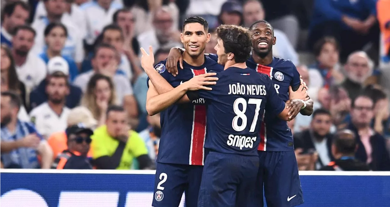 – PSG : les chambrages de Hakimi et Marquinhos au Vélodrome