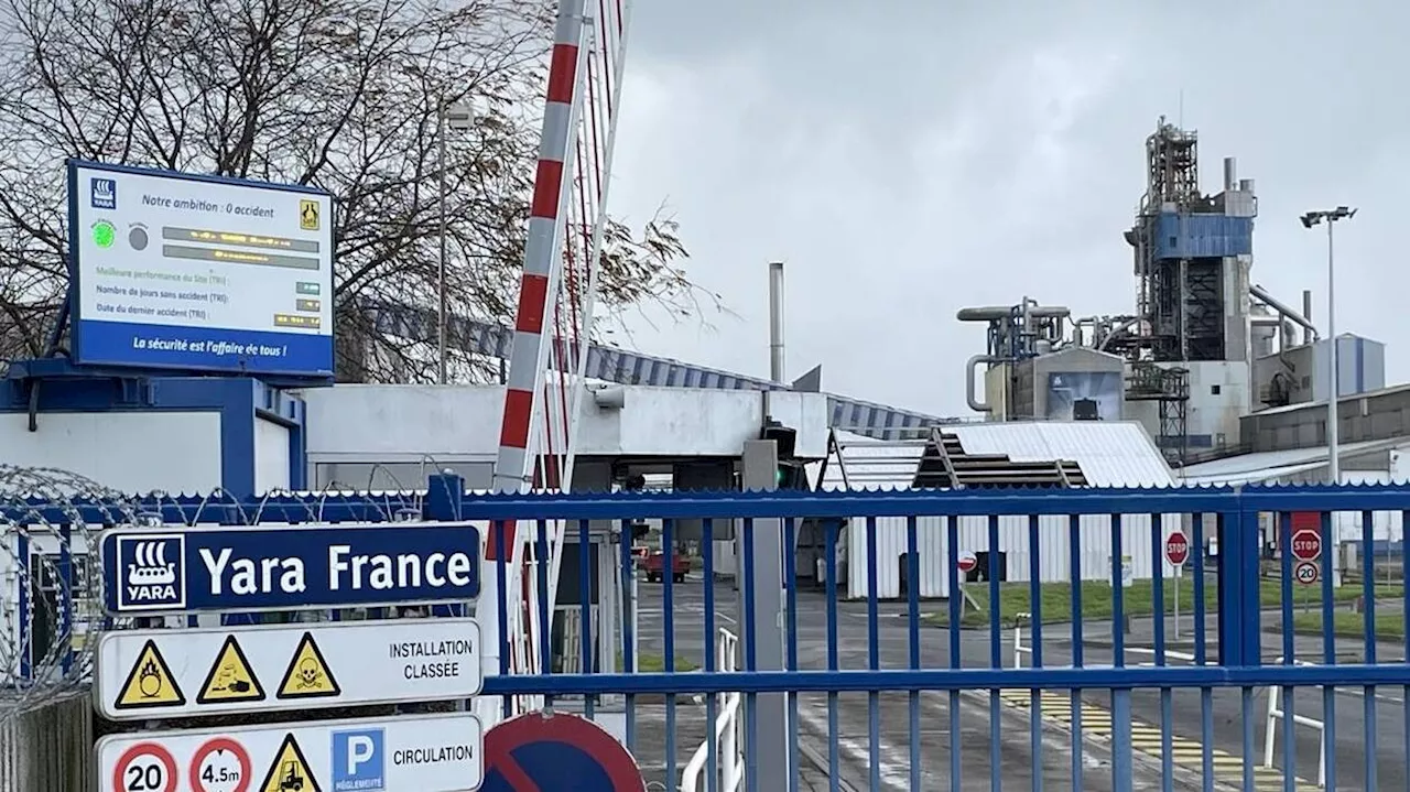 À l’usine d’engrais Yara, près de Saint-Nazaire, les premiers licenciements reportés à Noël