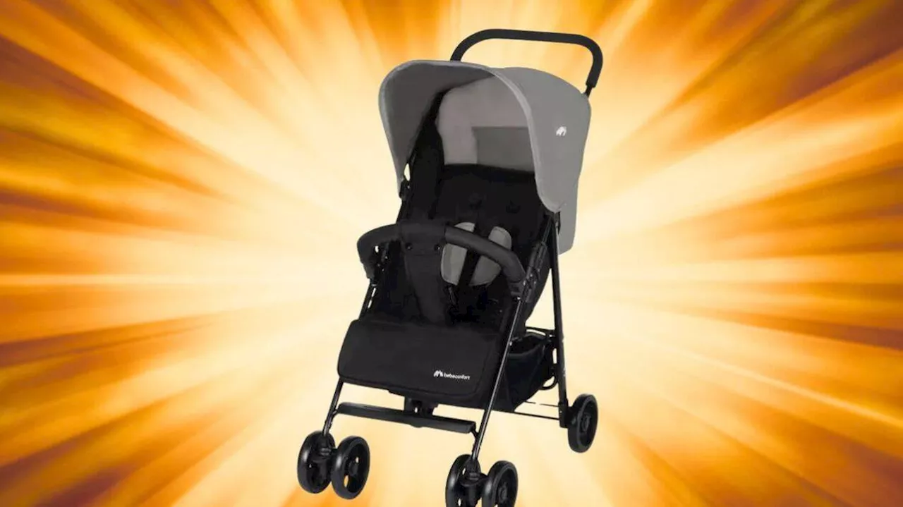 Cette poussette pliante compacte et légère à moins de 50 euros fait le bonheur des parents