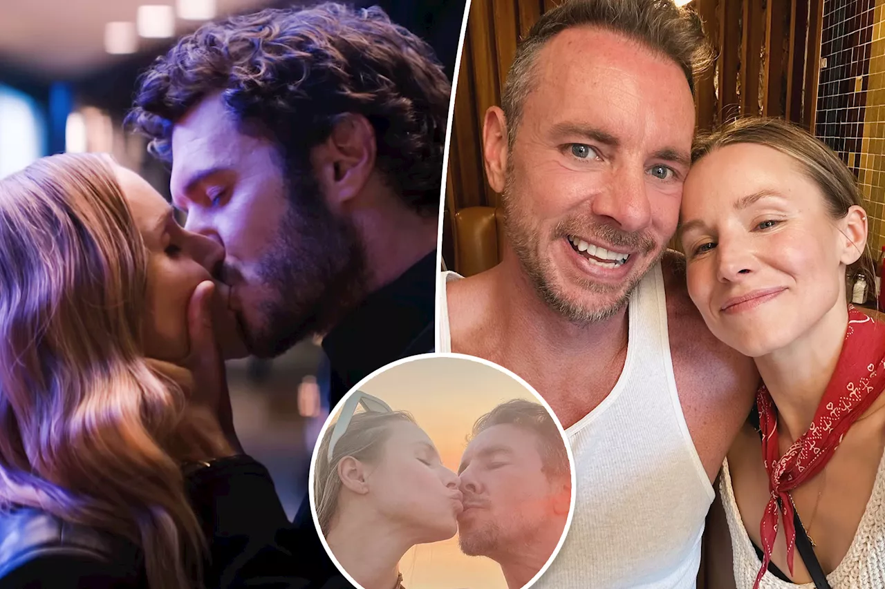 Dax Shepard jokes wife Kristen Bell doesn't kiss him like she does Adam Brody in 'Nobody Wants This'