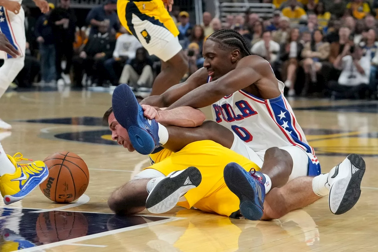 Tyrese Maxey scores 45 as the Sixers fight past the Pacers in overtime