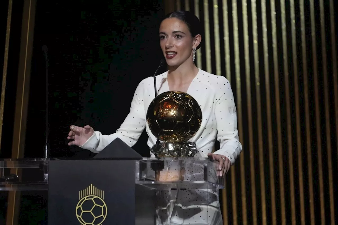 Spaniards Rodri and Bonmatí win Ballon d'Or award for best men's and women's players in world soccer