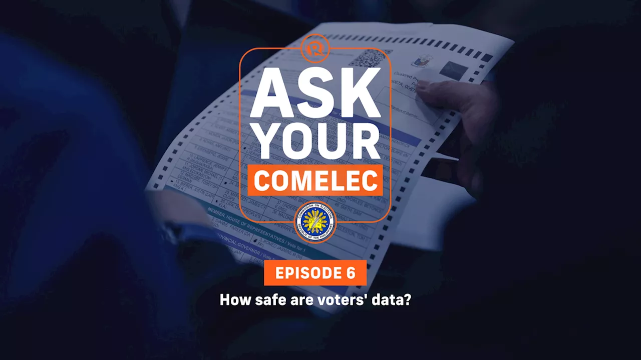 [Ask Your Comelec] How safe are voters’ data?