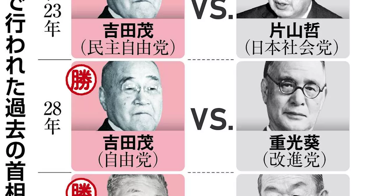 首相指名選挙、与野党過半数欠き波乱含みの展開 過去には政争も