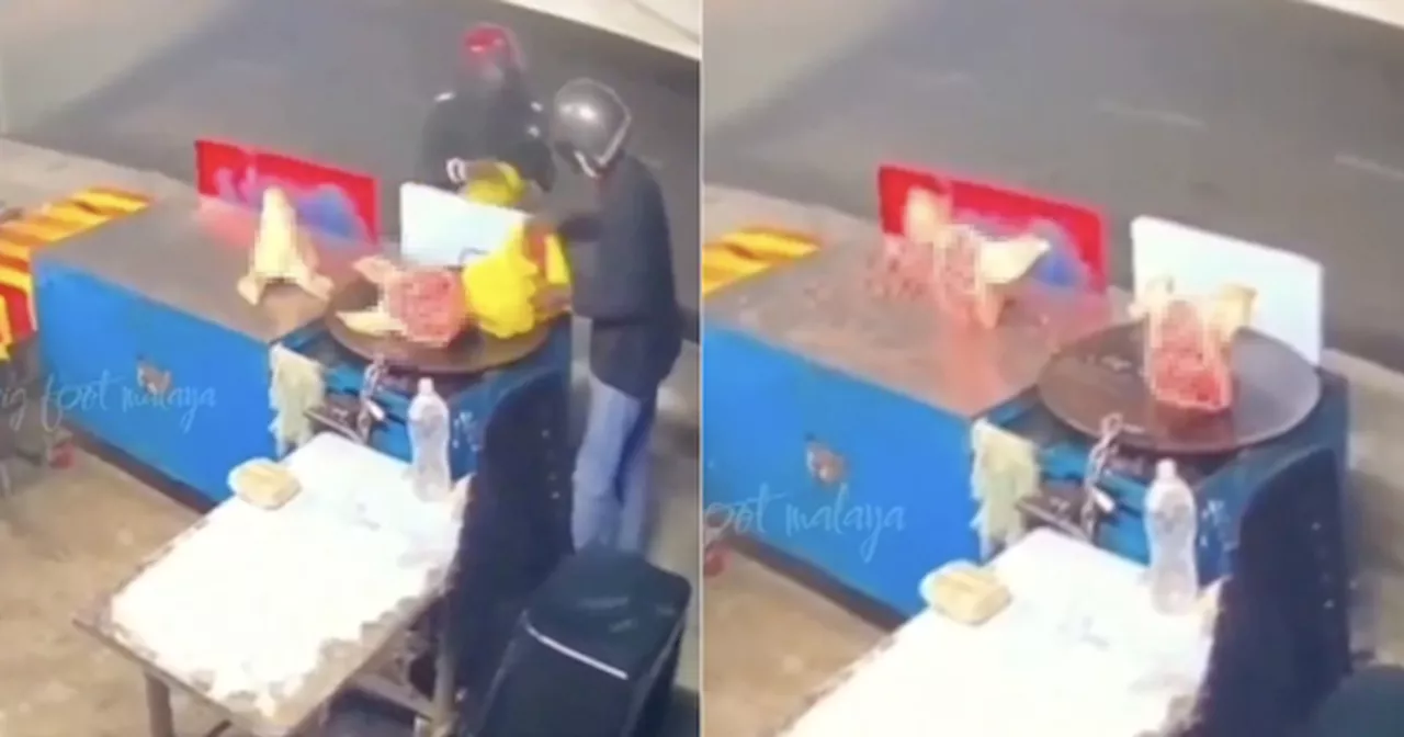 2 Arrested After Pig Heads Dumped At Kajang Eatery In Shocking Incident Caught On CCTV