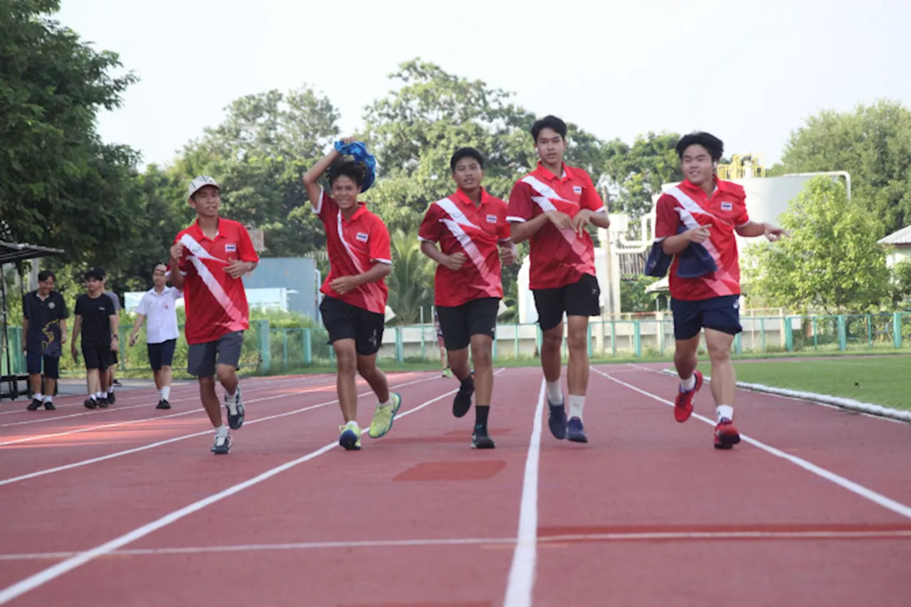 'ติวเข้ม' 10 นักกีฬาซอฟท์เทนนิสเยาวชนทีมชาติไทย ซ้อมหนักสุดท้ายก่อนสู้ศึกเยาวชนโลกที่จีน