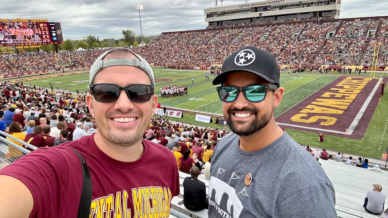 Andrew's College Football Tour & Road to CFB Visit A Central Michigan Game Day