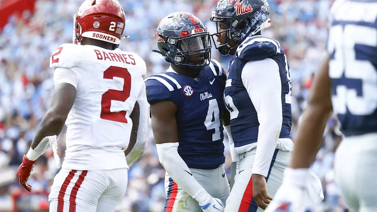 Ole Miss Rebels LB Suntarine Perkins Named SEC Co-Defensive Player of the Week