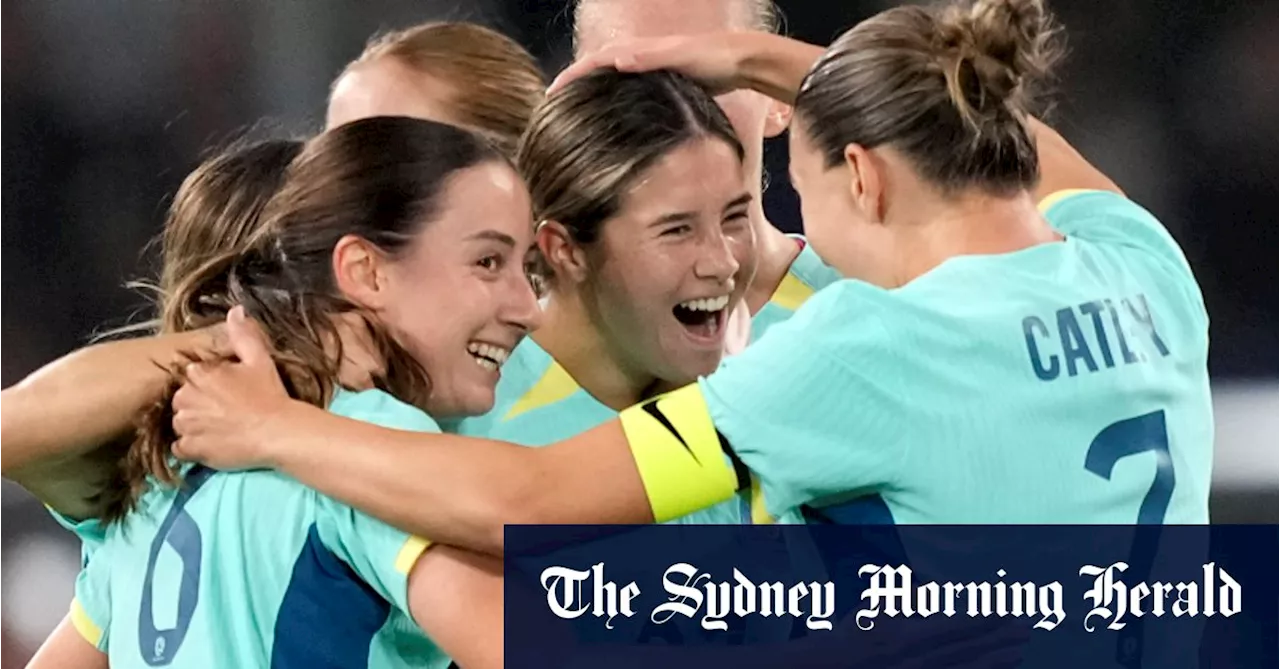 ‘One of the great goals’: Cooney-Cross stunner steers Matildas to upset win over Germany