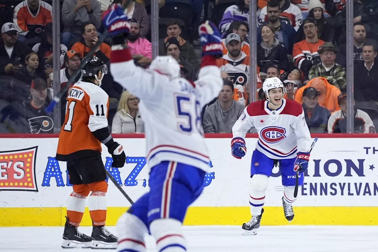 Suzuki, Gallagher lead Canadiens to 4-3 win over Flyers