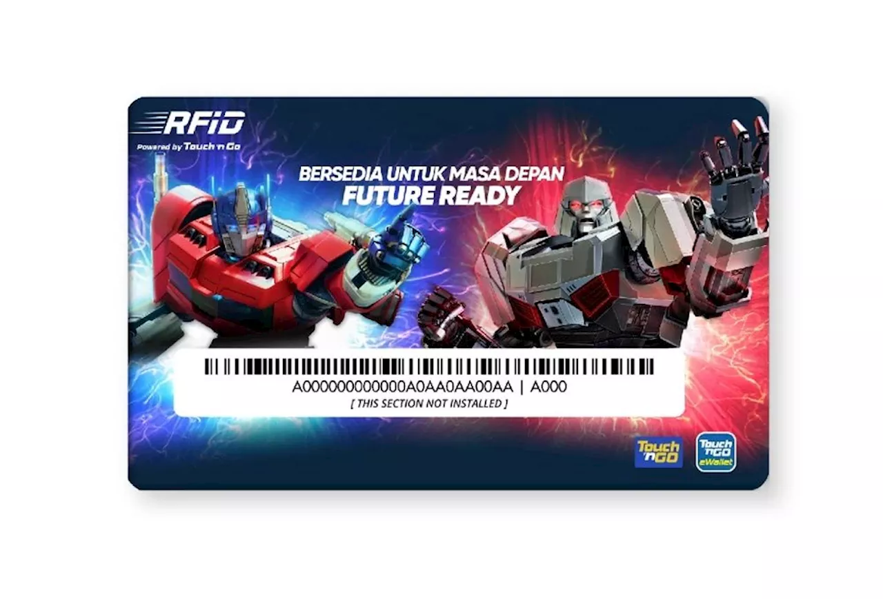 Touch 'n Go x Transformers One: TNG RFID and TNG Cards