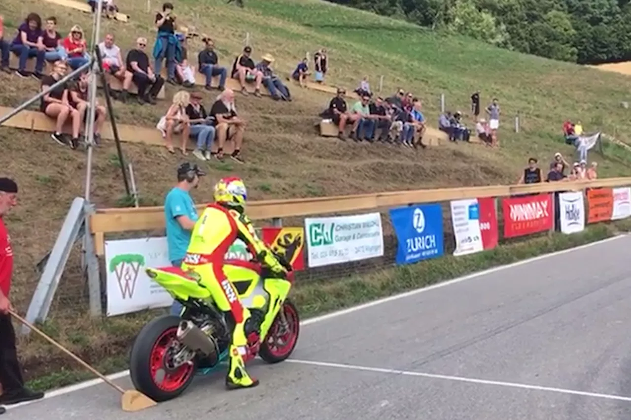 Dominique Aegerter: Edel-Gast bei den Oldtimern