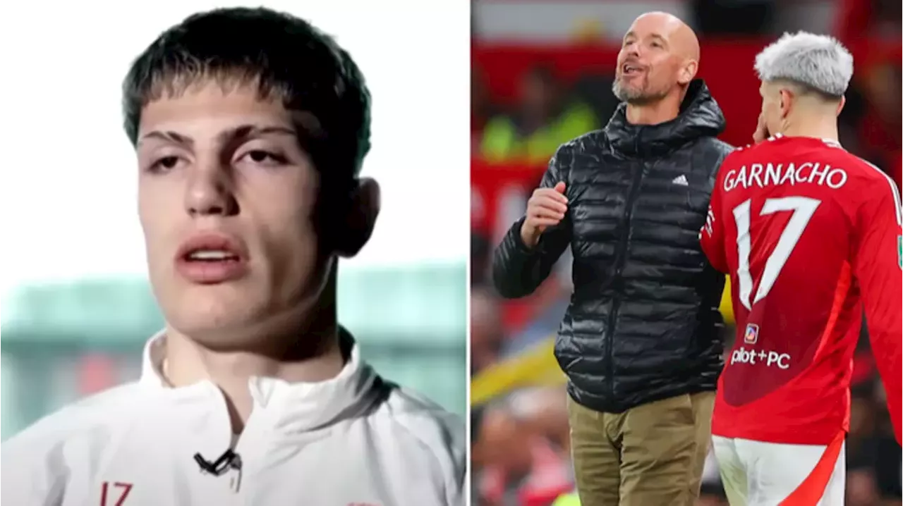 Alejandro Garnacho speaks out on Man Utd sacking Erik ten Hag as player releases official statement