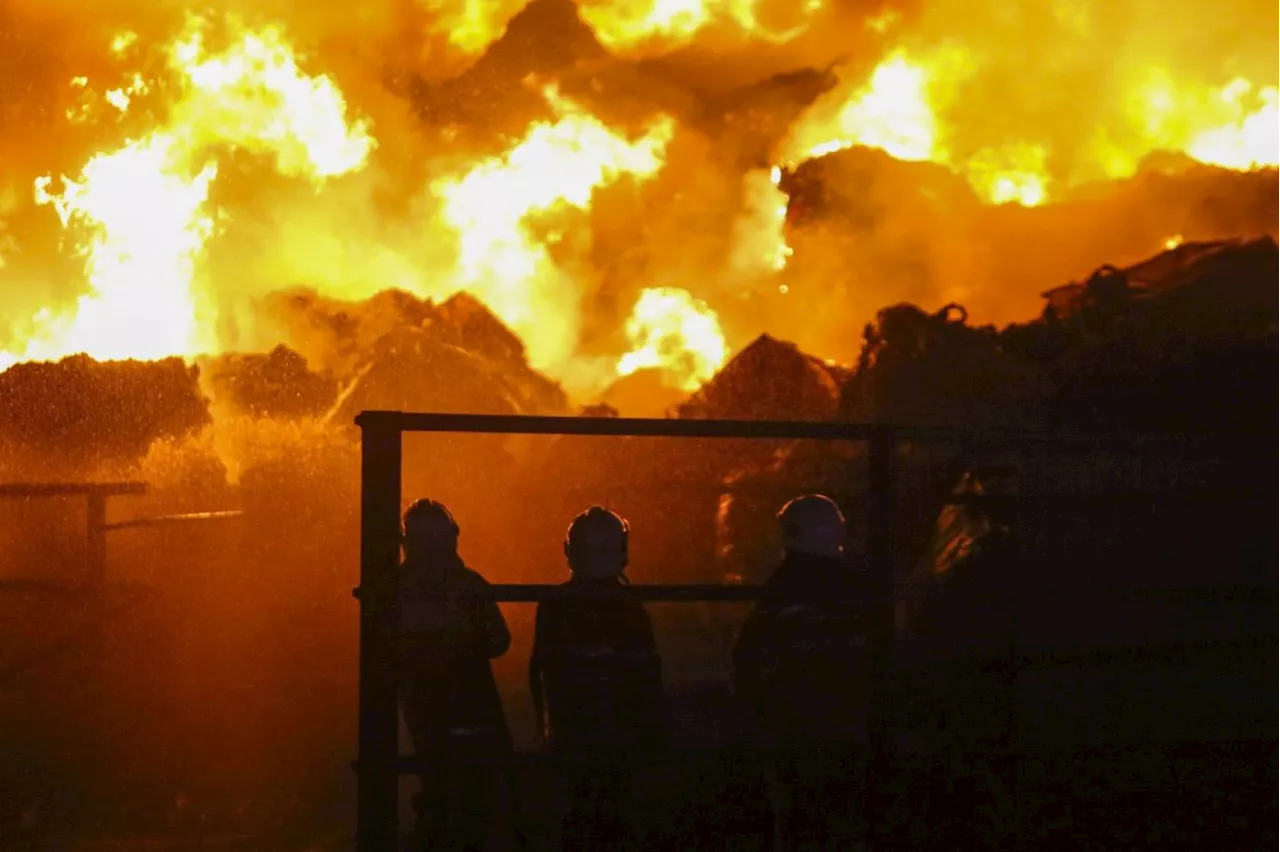 Firemen still struggling to put out fire at Kelantan recycling plant after 14 hours