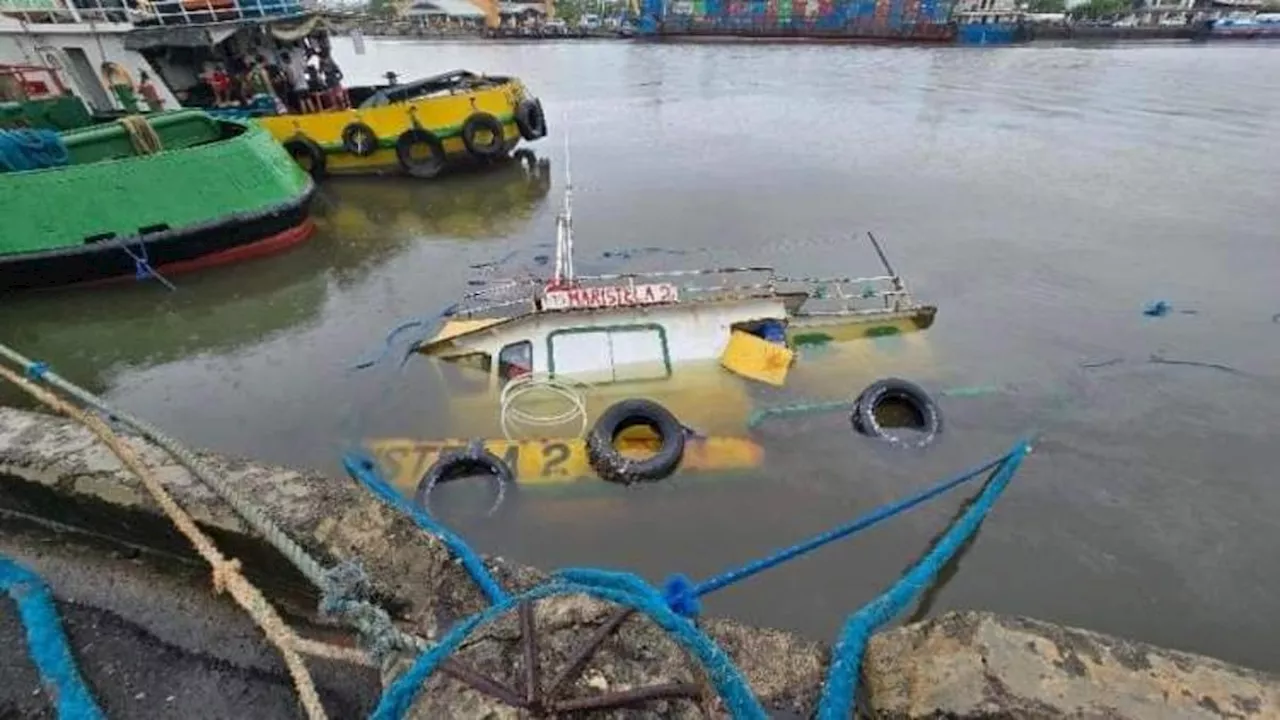 Tugboat sinking in Iloilo River triggers oil spill response, safety measures