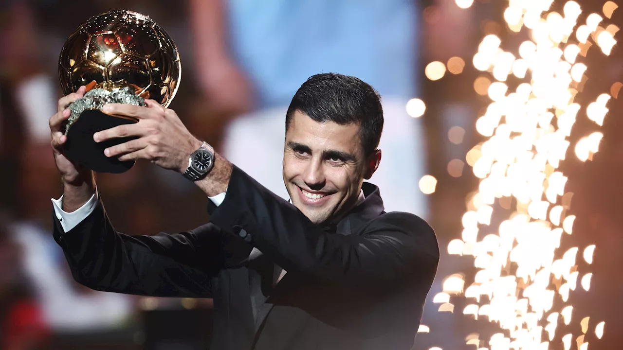 Rodri wins Ballon d’Or as Man City star becomes first Premier League winner since Cristiano Ronaldo