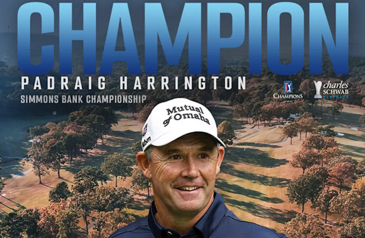 'I'm reliving my glories' - Harrington wins again on PGA Tour Champions