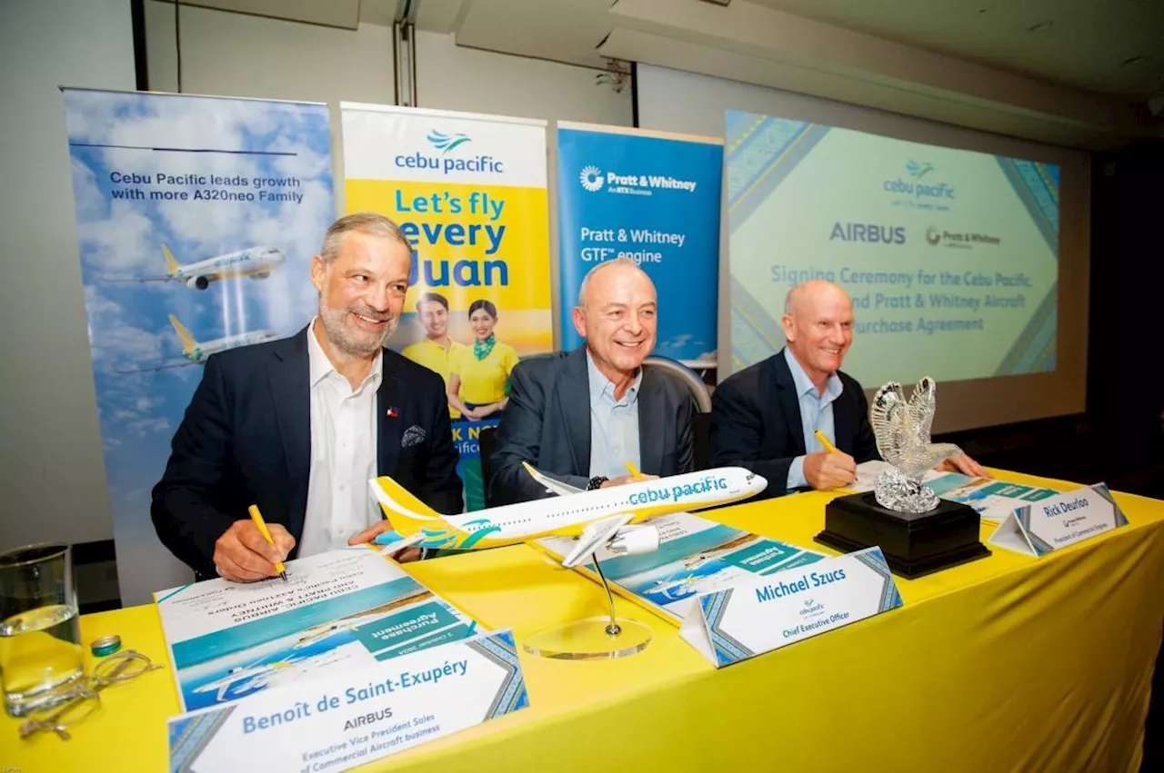 Cebu Pacific signs purchase agreement for up to 152 aircraft order