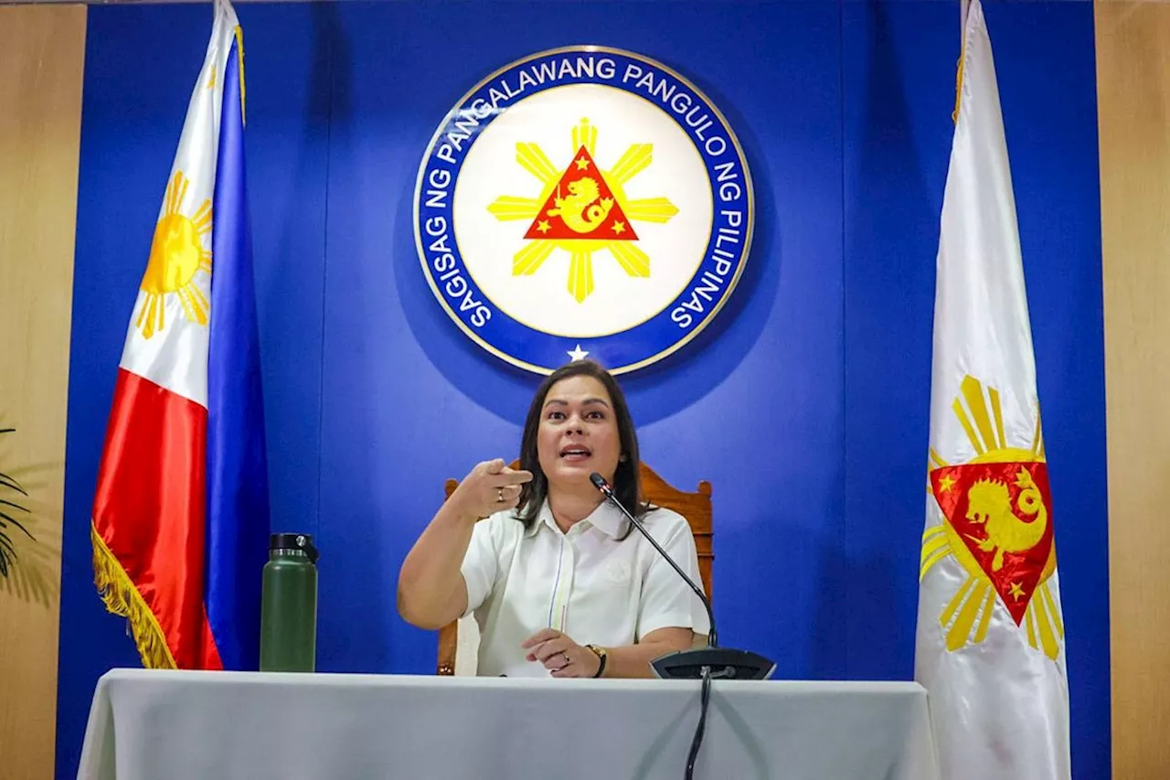 House committee chief cites grounds to impeach VP Sara