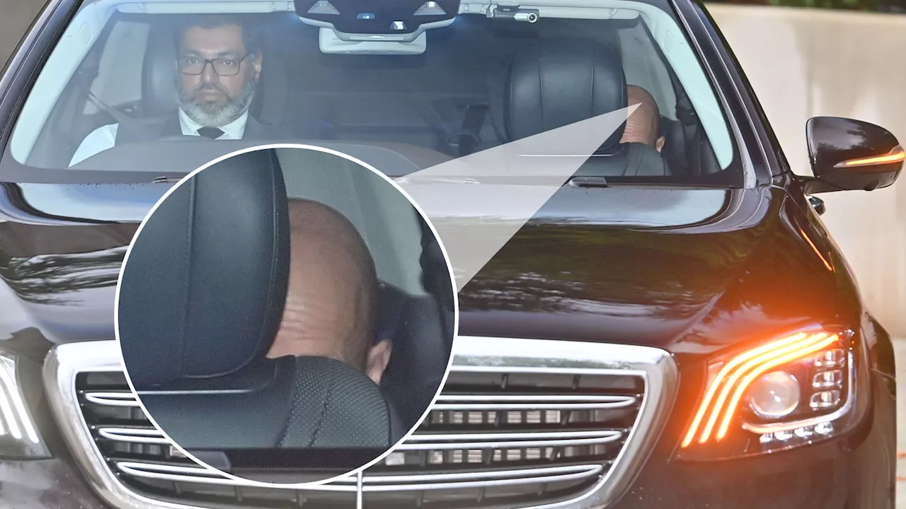 Erik ten Hag hides from cameras as he’s pictured for first time since Man Utd sacking leaving home in back...