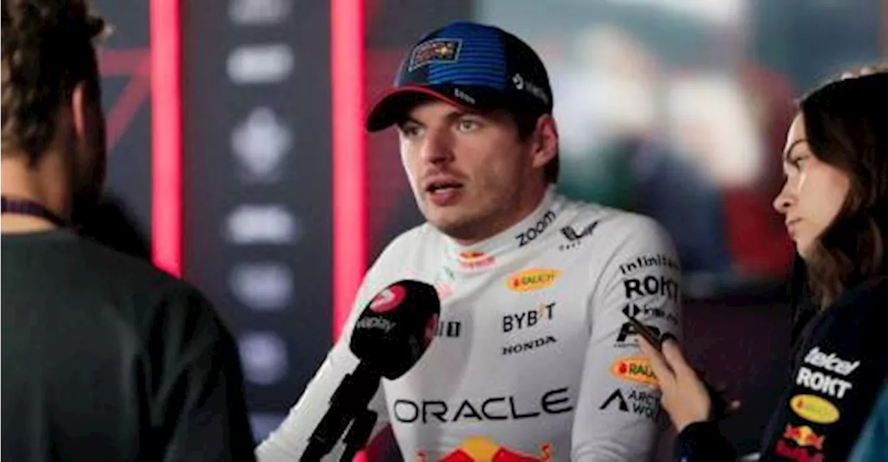 Verstappen more worried about his pace than penalties