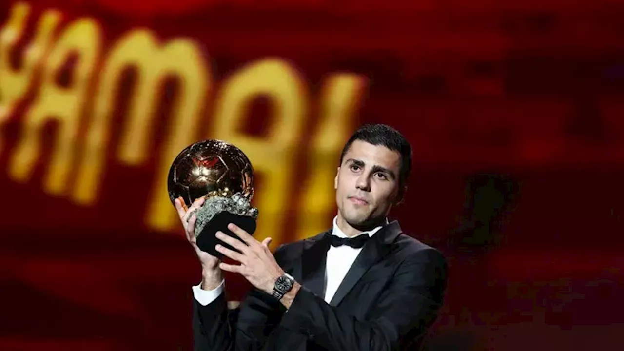 Rodri, elegido como ganador del Balón de Oro 2024 por France Football