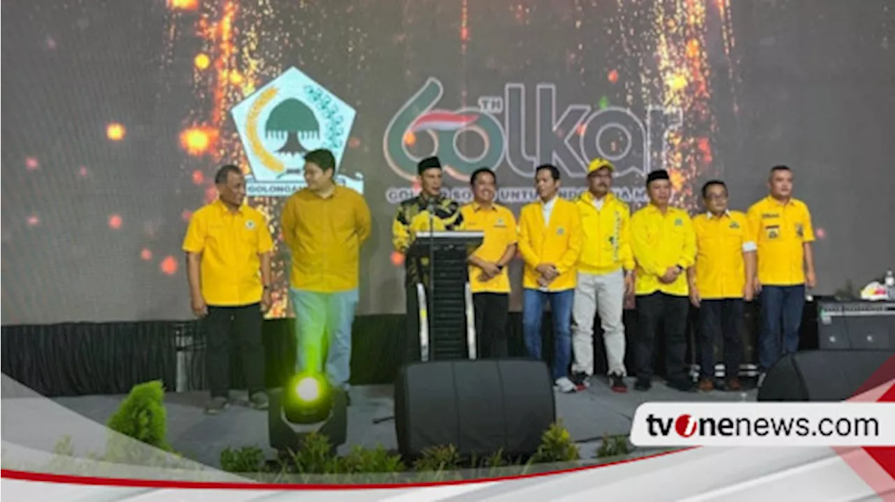 Peringati HUT Ke-60 Golkar, Jaro Ade Sebut Ini Momentum Tasyakuran atas Dilantiknya Prabowo-Gibran