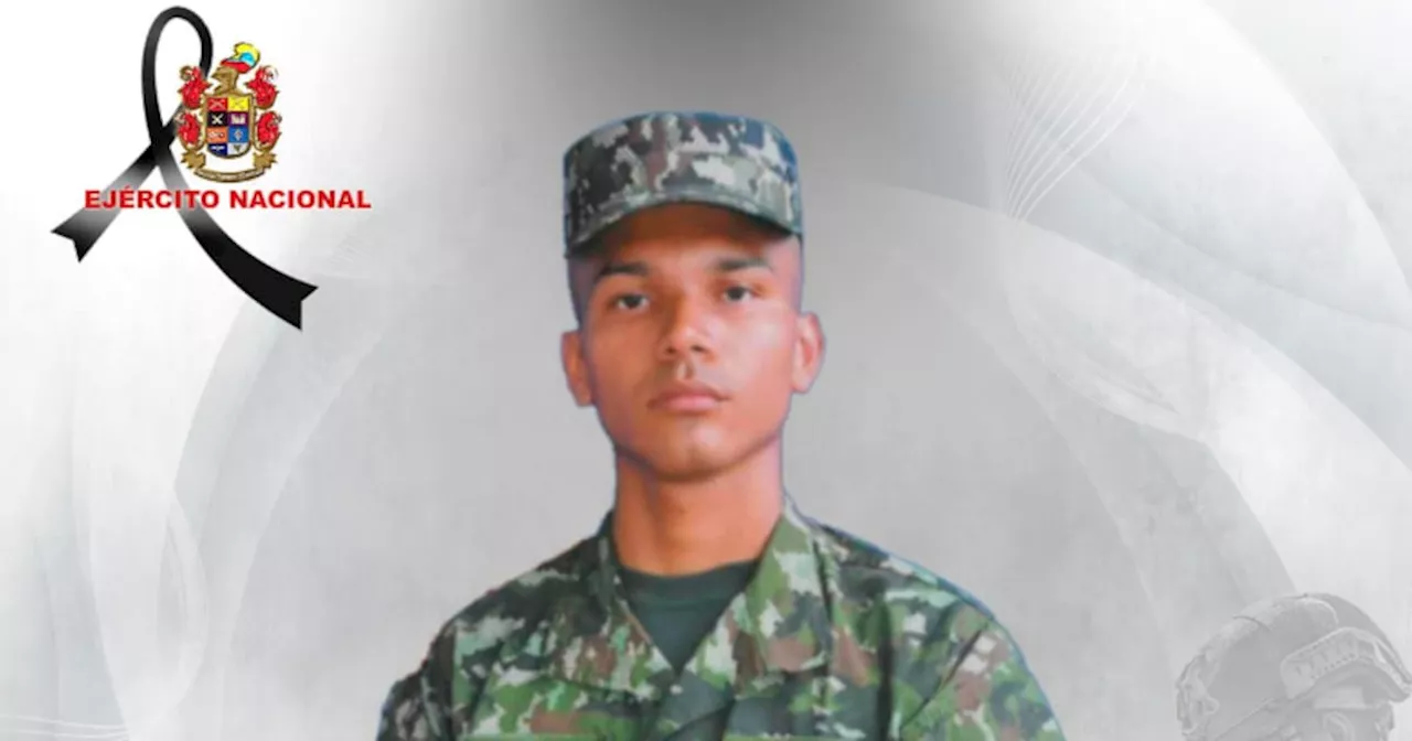 Jeffri Rodríguez, el soldado asesinado por un francotirador del Eln en Norte de Santander