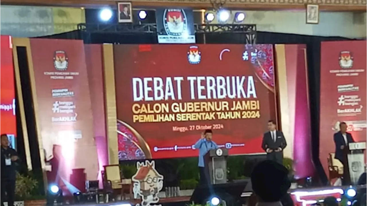 Debat Cagub Jambi: Al Haris Tantang Romi Tingkatkan IPM, Begini Jawabannya!