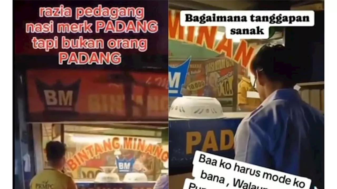 Ormas Razia Rumah Makan Padang Harus Orang Minang, Netizen: Nasi Kucing Bukan Pedagangnya Kucing