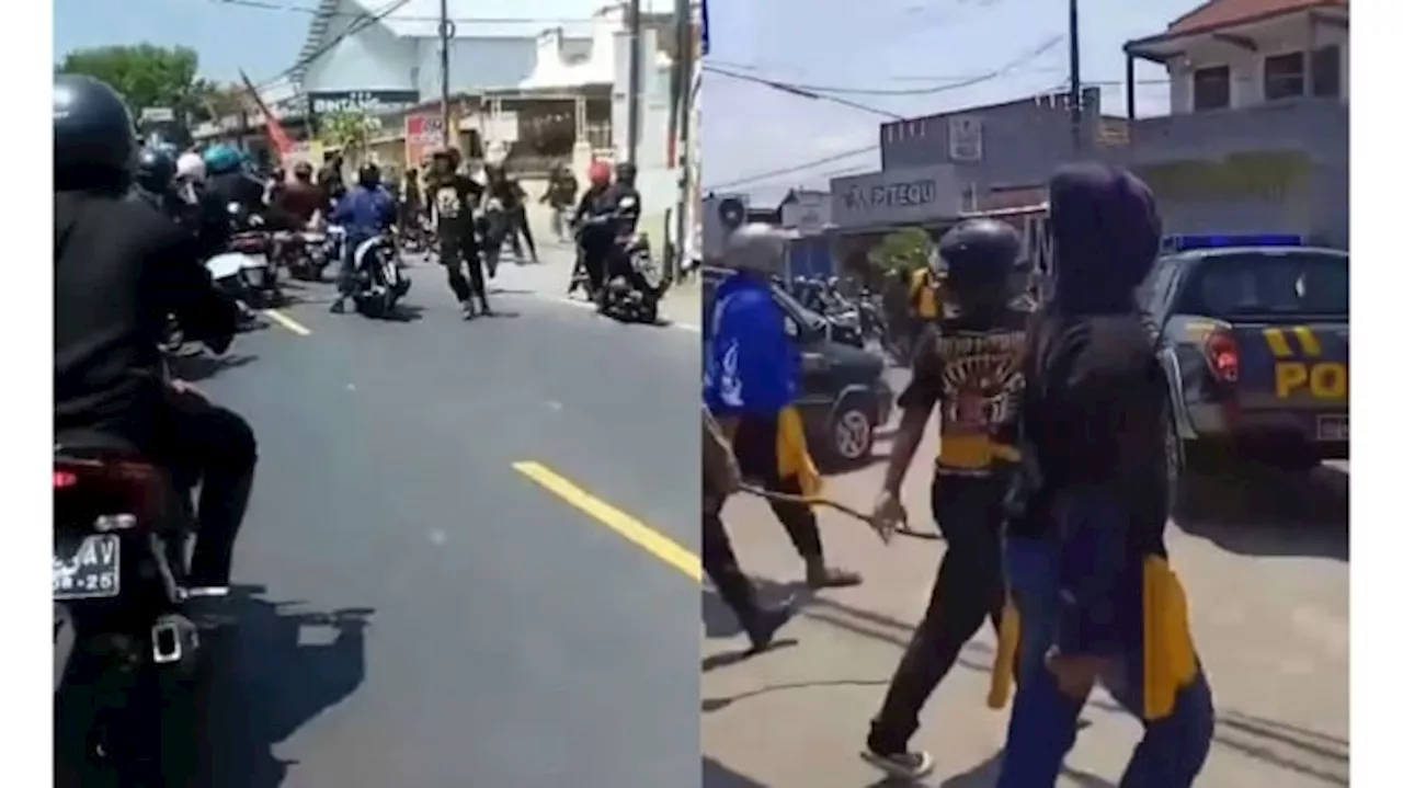 Viral Dua Kelompok Pesilat Bikin Onar di Kediri, Netizen: Pesilat Kok Keroyokan