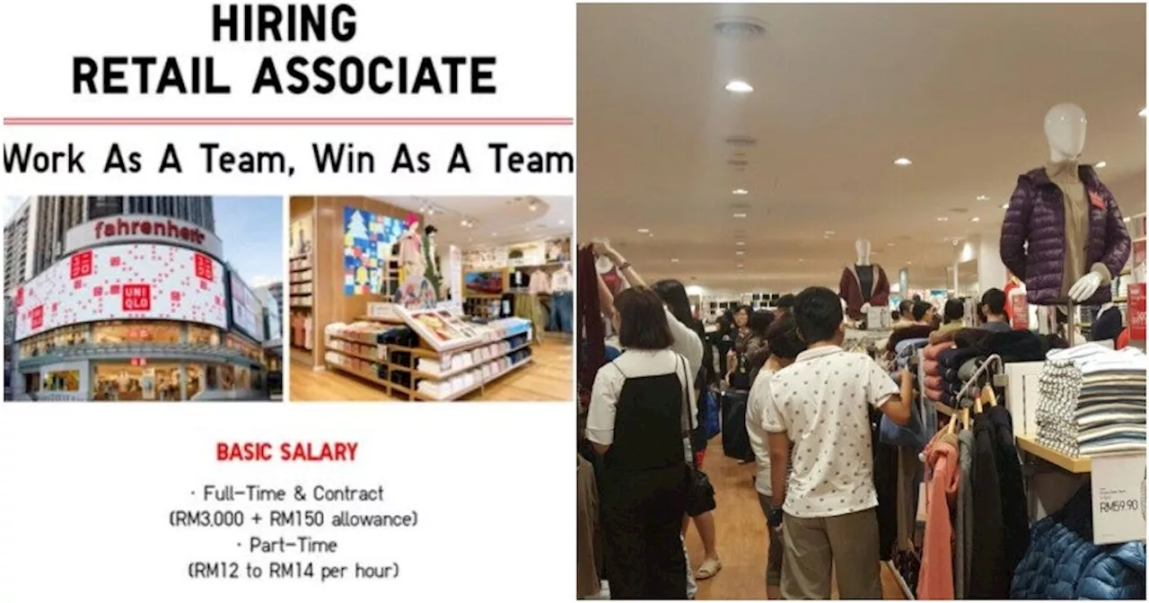 M'sians Shocked by Popular Japanese Clothing Store Allegedly Offering RM3k Basic for a Retail Associate