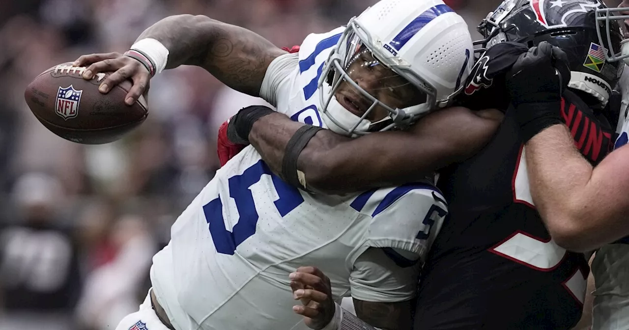 Anthony Richardson struggles again as Colts fall to Texans