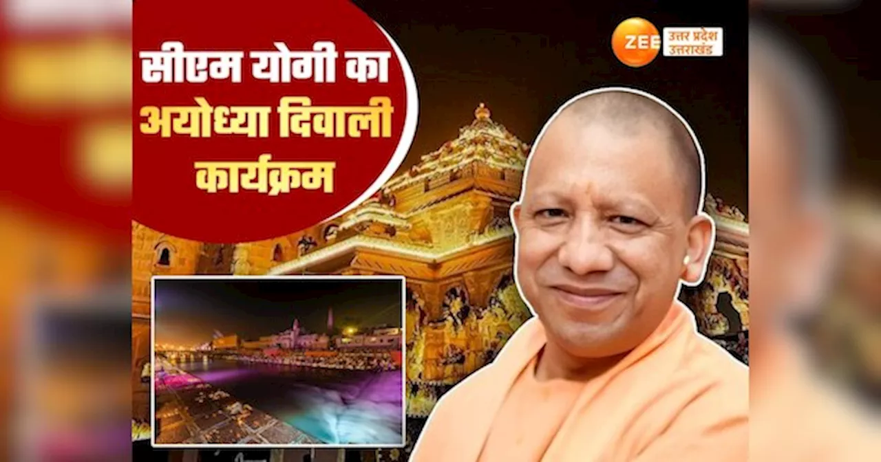 प्राण प्रतिष्ठा के बाद अयोध्या राम मंदिर में पहला भव्य दीपोत्सव, सीएम योगी 20 घंटे राम नगरी में रुकेंगे