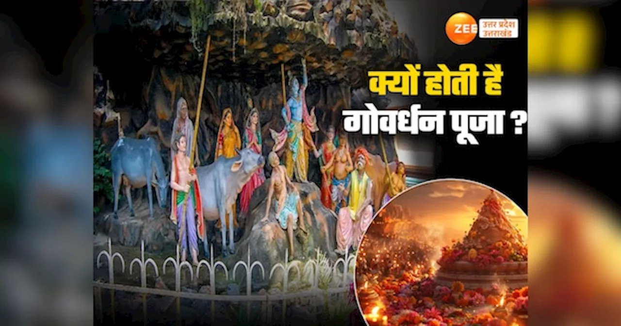 Govardhan Puja 2024: गोवर्धन पूजा में क्यों करते हैं गायों की पूजा, क्यों बनता है अन्नकूट का भोग?