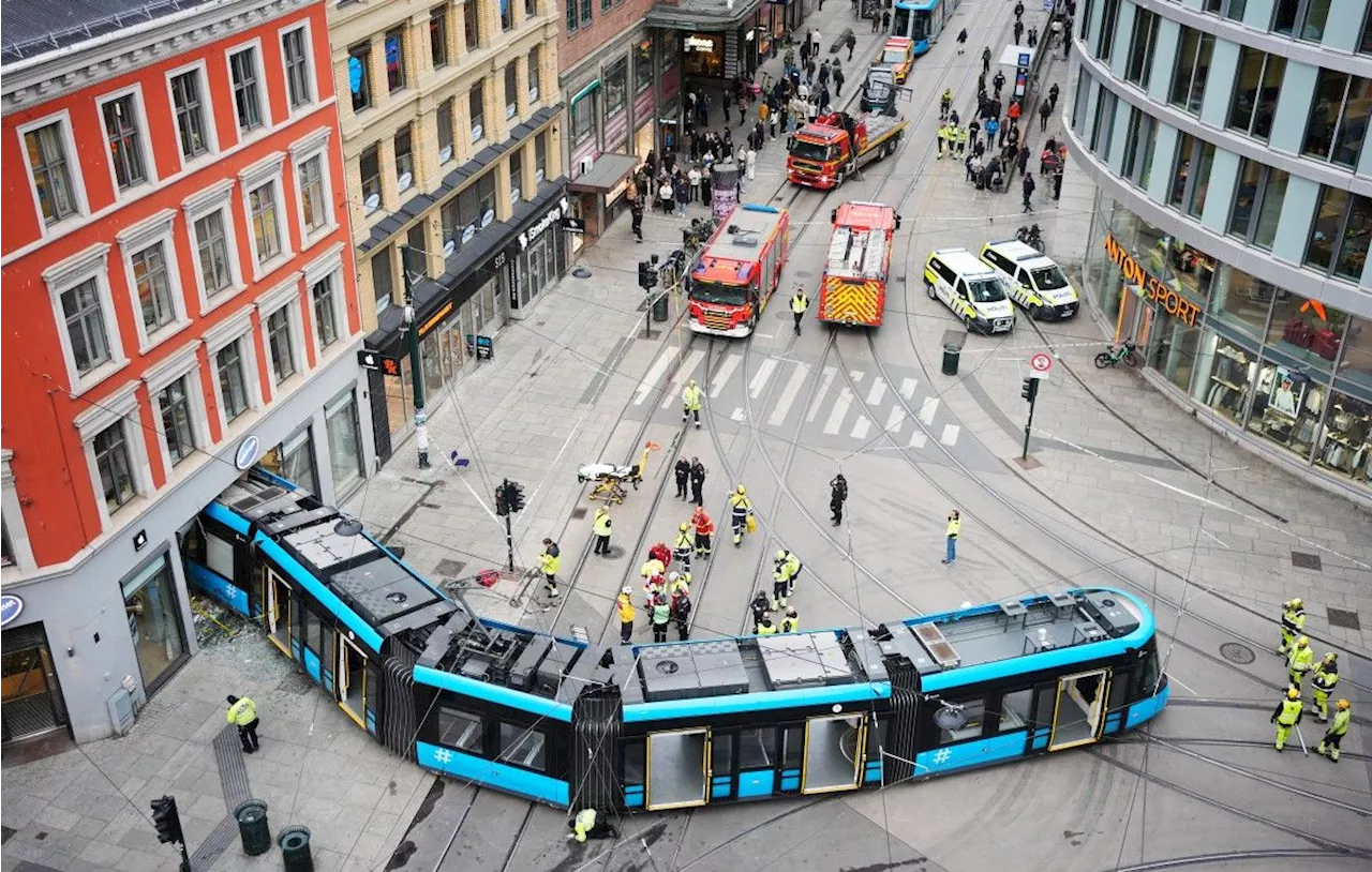 Norvège : Un tramway déraille et finit sa course dans un magasin, panique à Oslo