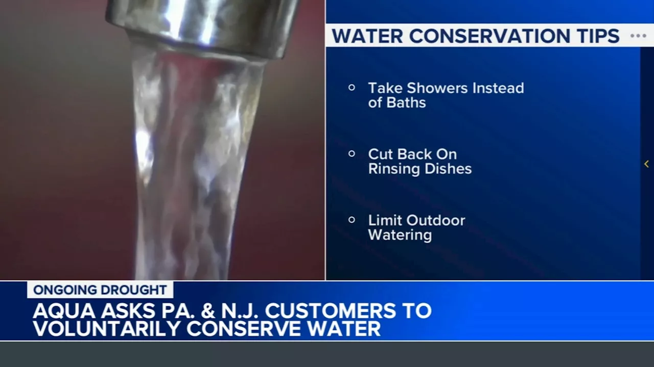 Customers of Aqua in Pennsylvania and New Jersey asked to conserve water