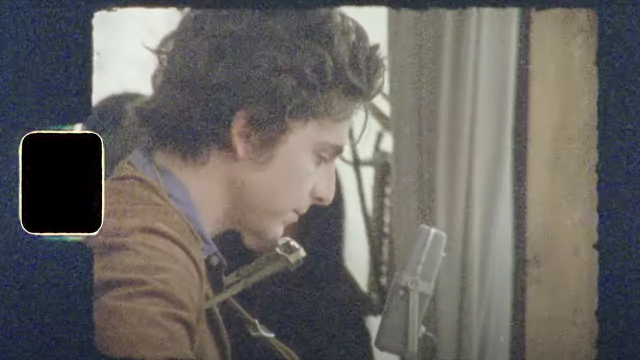 Timothée Chalamet sings Bob Dylan hit in new behind-the-scenes clip for 'A Complete Unknown'