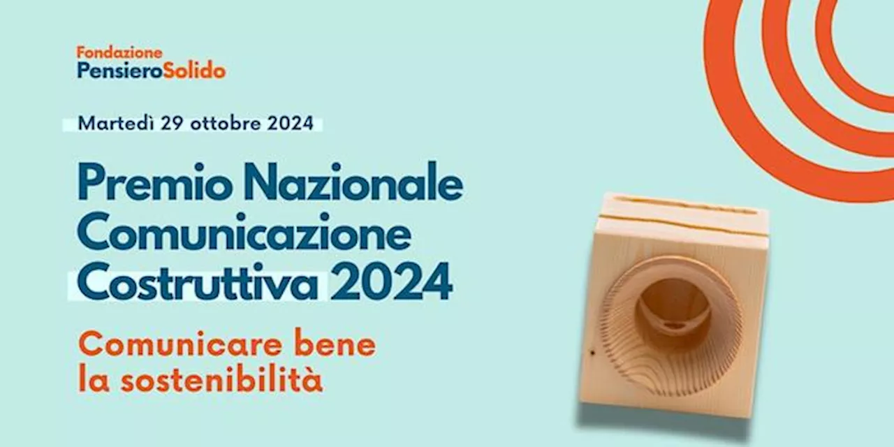 Il Premio nazionale di Comunicazione costruttiva