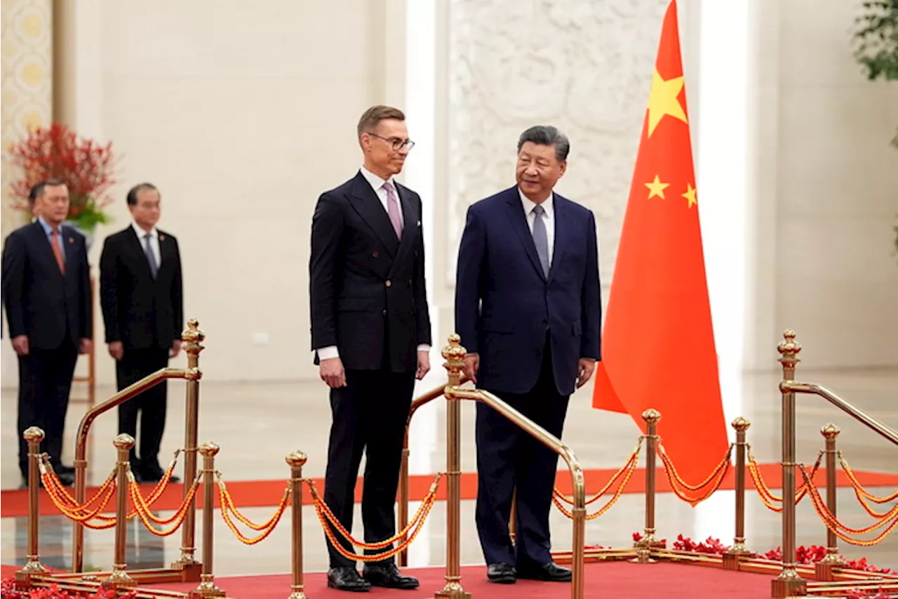 Il presidente finlandese Alexander Stubb visita la Cina