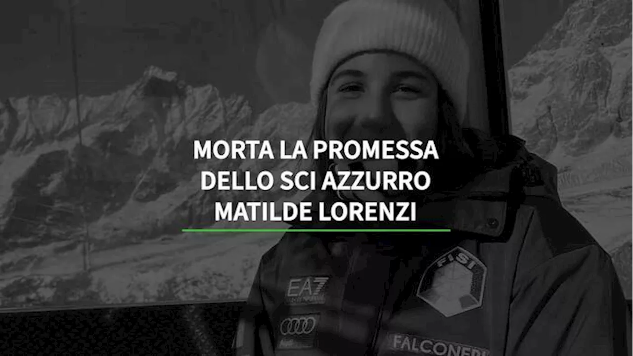 Morta la promessa dello sci azzurro Matilde Lorenzi