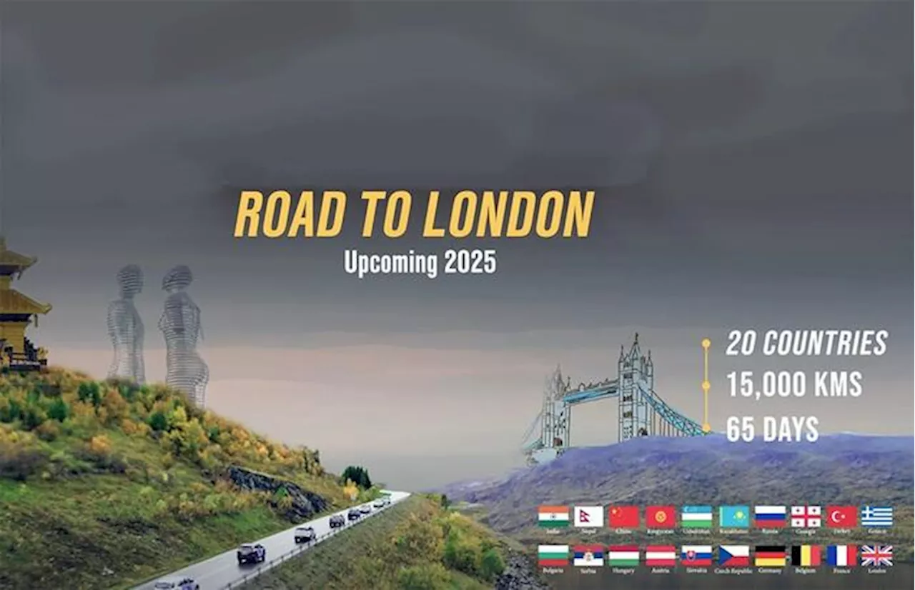 Road to London, 65 giorni in auto dall'India al Regno Unito