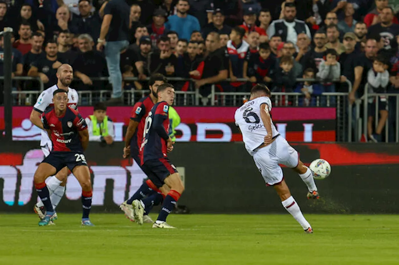 Serie A: in campo Cagliari-Bologna 0-1 DIRETTA