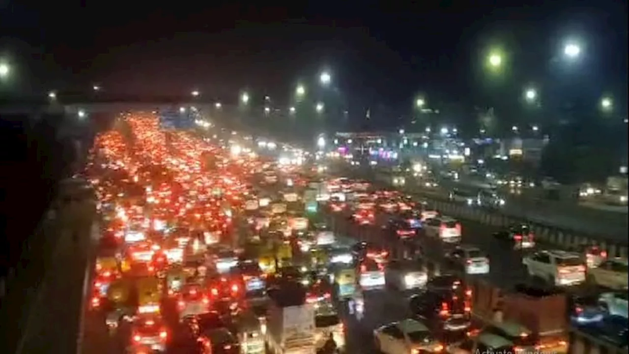 Traffic Jam in Delhi-NCR: दिवाली से पहले दिल्ली-एनसीआर की थमी रफ्तार, हाईवे से लेकर अंदरूनी सड़कें जाम