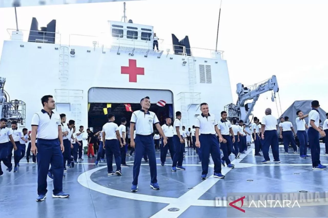 KRI WSH-991 lanjut berlayar ke Fiji setelah rampungkan misi di Solomon